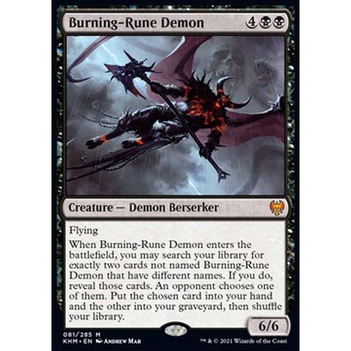 Burning-Rune Demon - Burning-Rune Demon - [KHM][EX]