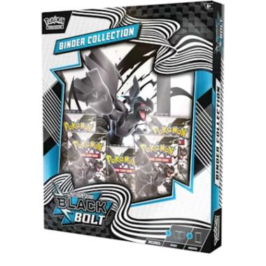 Collezione con Raccoglitore Pokemon Black Bolt Luce Nera Inglese