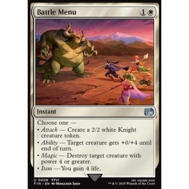 Battle Menu - Battle Menu - [FIN][NM] [Foil]