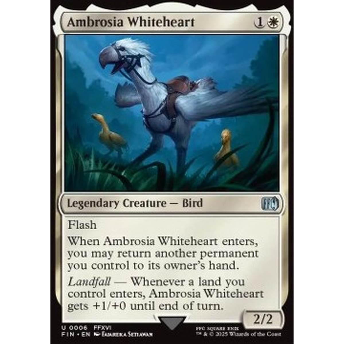 Ambrosia Whiteheart - Ambrosia Whiteheart - [FIN][NM] [Foil]