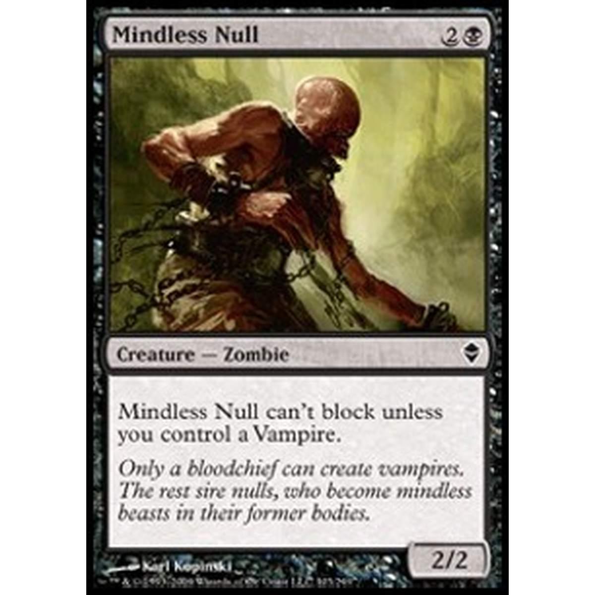 Mindless Null - Nullo Insensato - [ZEN] [NM]