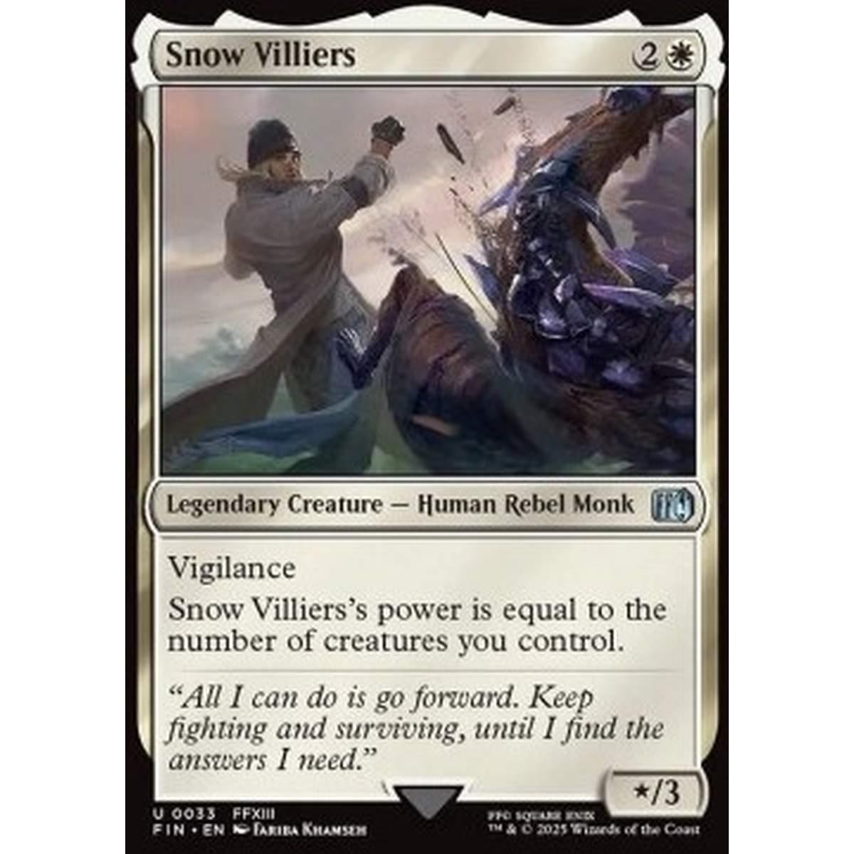 Snow Villiers - Snow Villiers - [FIN][NM] [Foil]