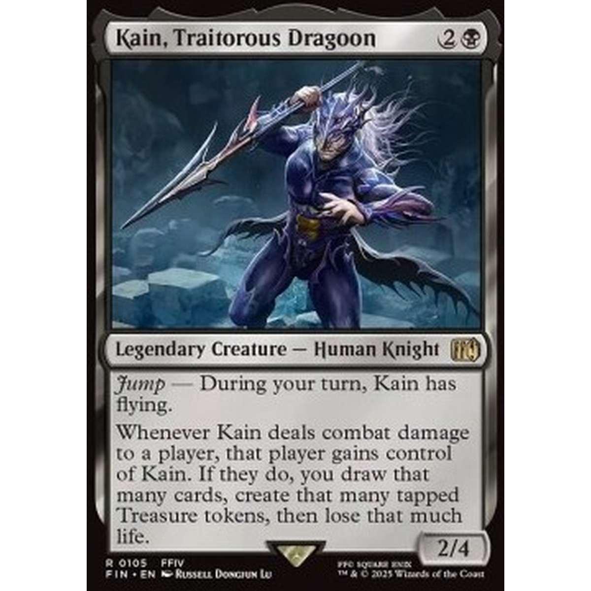 Kain, Traitorous Dragoon - Kain, Traitorous Dragoon - [FIN][NM] [Foil]