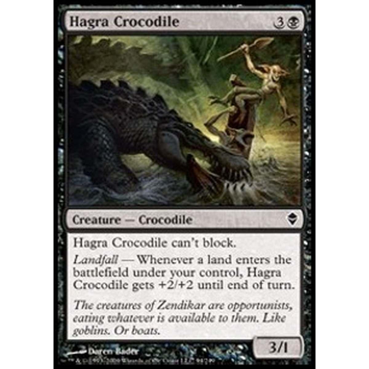Hagra Crocodile - Coccodrillo di Hagra - [ZEN] [NM]