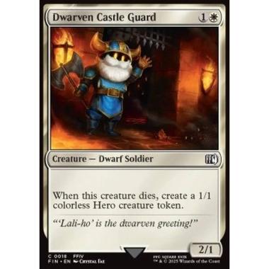 Dwarven Castle Guard - Dwarven Castle Guard - [FIN][NM] [Foil]