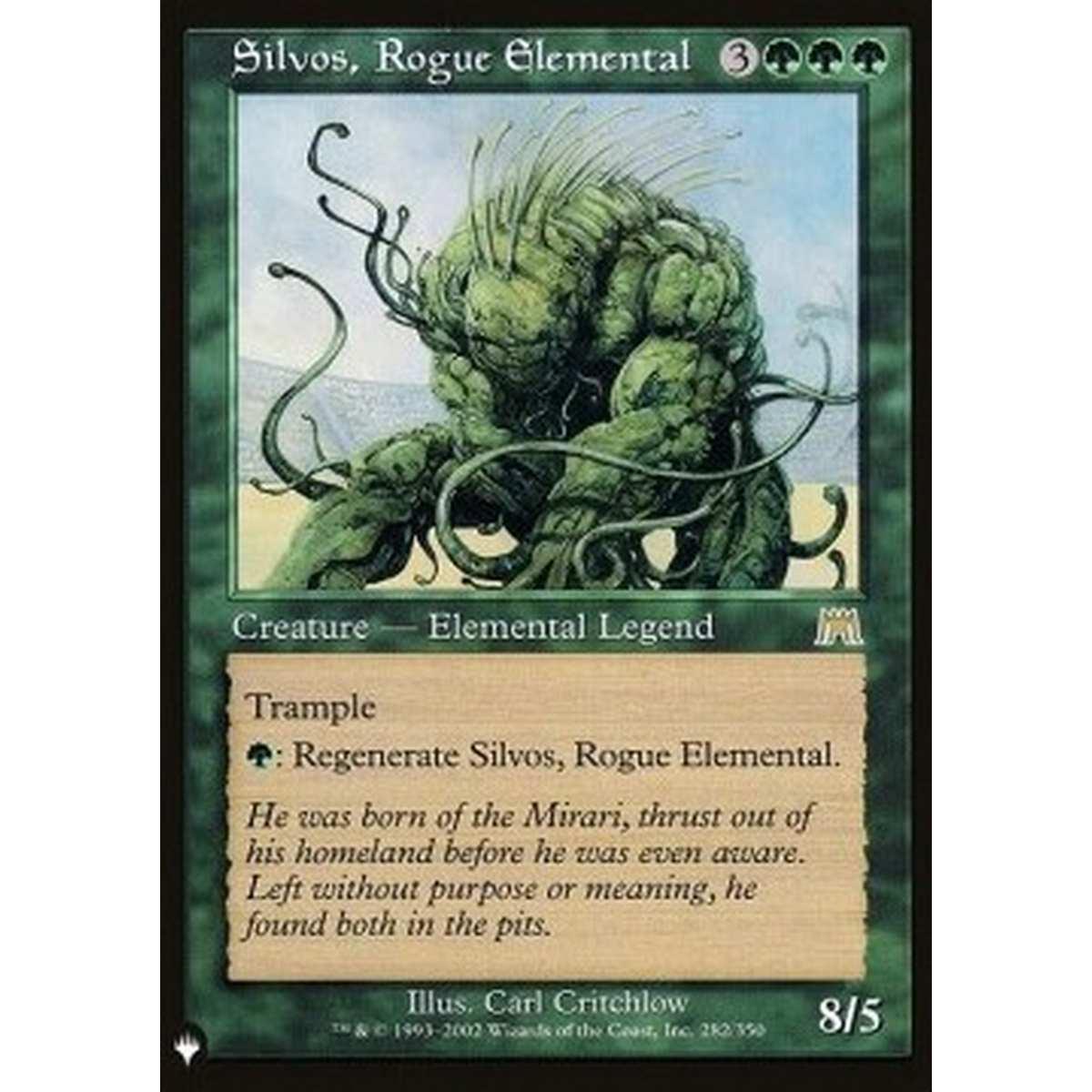 Silvos, Rogue Elemental - Silvos, Rogue Elemental - [ZNL][NM]