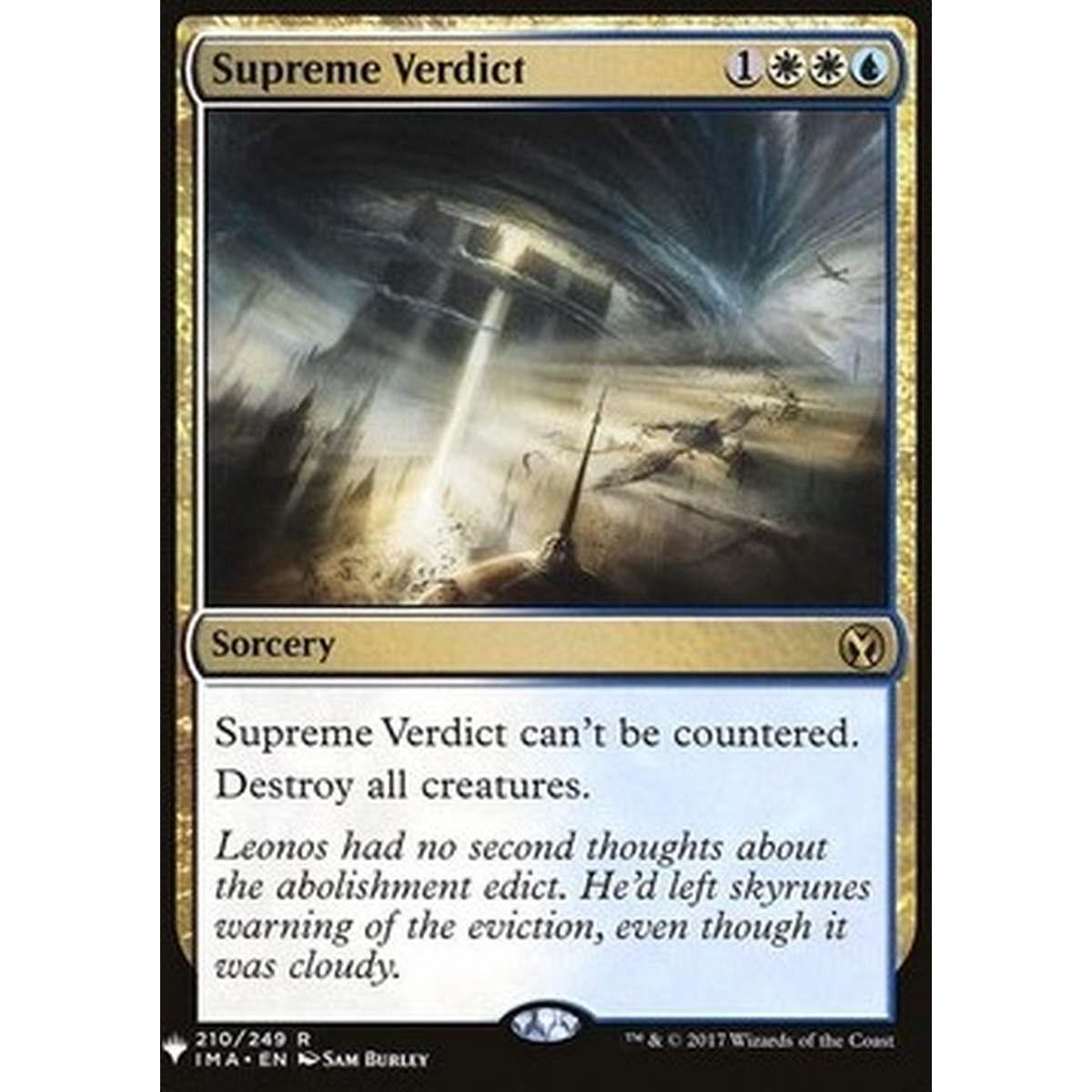 Supreme Verdict - Supreme Verdict - [MYS][NM]