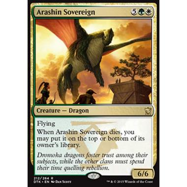 Arashin Sovereign - Sovrano di Arashin - [DTK][EX] [Foil]