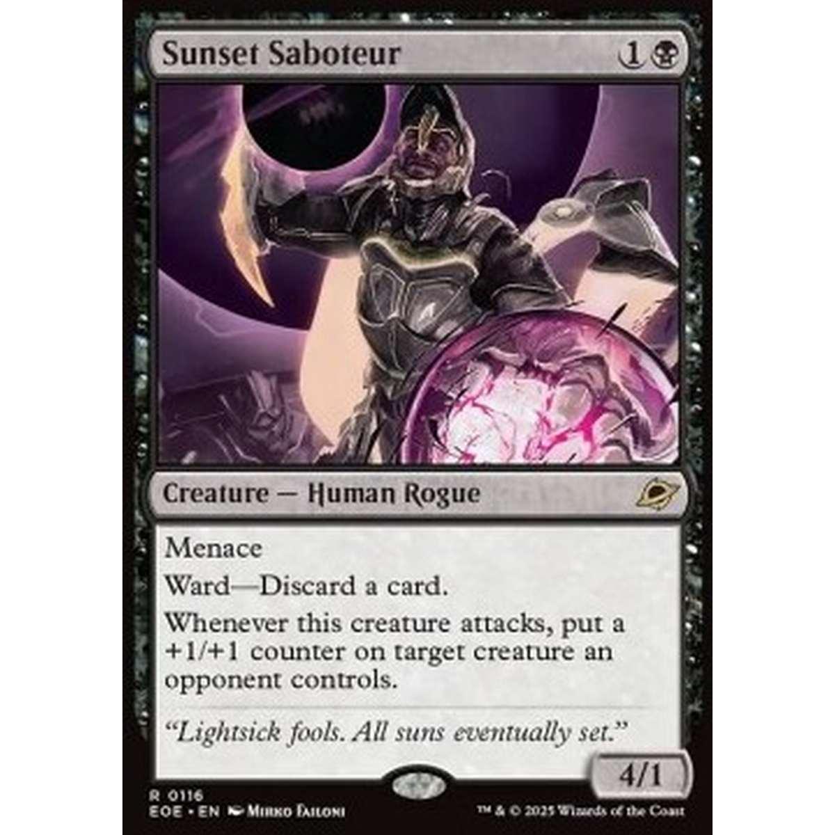 Sunset Saboteur - Sunset Saboteur - [EOE][NM]