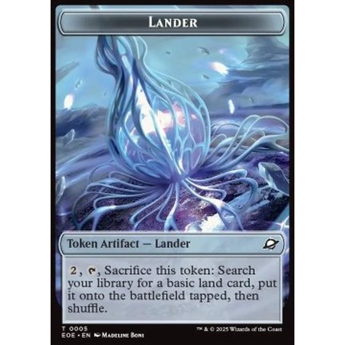 Lander Token // Robot Token (A 2/2) (V.2) - Lander Token // Robot Token (A 2/2) (V.2) - [TEOE][NM]