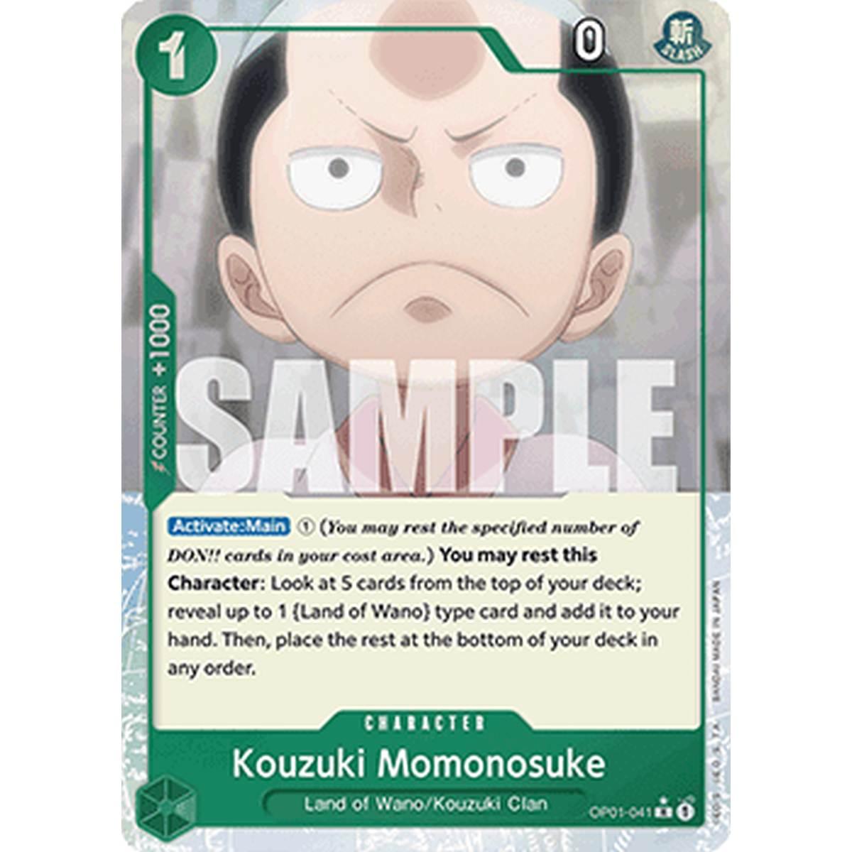 Kouzuki Momonosuke (OP01-041) (V.3) - Kouzuki Momonosuke (OP01-041) (V.3) - [PRB01][NM]