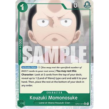 Kouzuki Momonosuke (OP01-041) (V.3) - Kouzuki Momonosuke (OP01-041) (V.3) - [PRB01][NM]