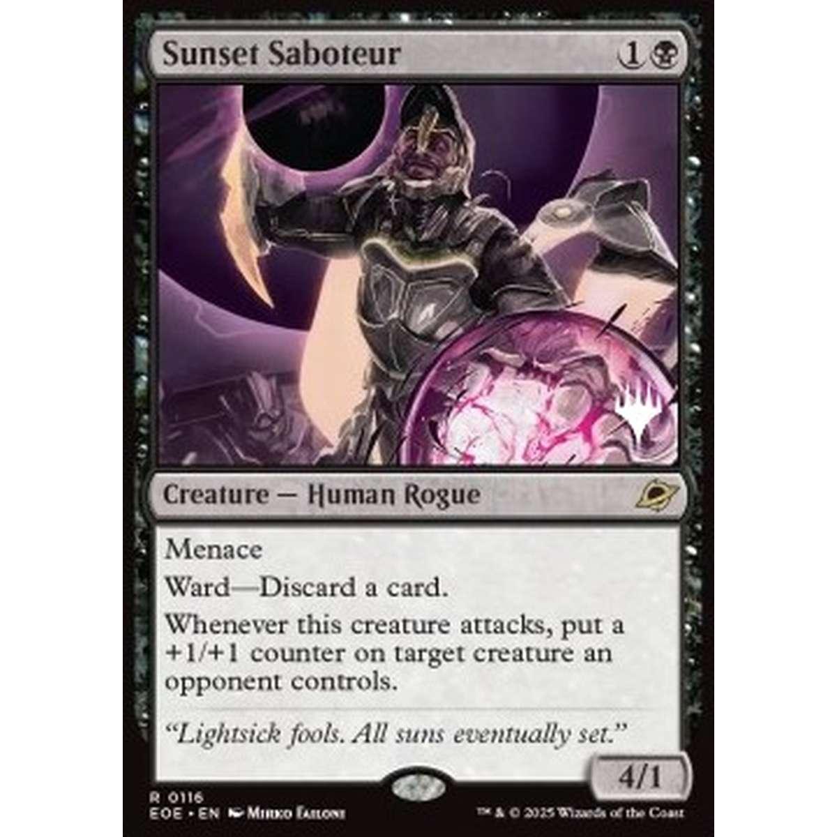 Sunset Saboteur (V.2) - Sunset Saboteur (V.2) - [PEOE][NM] [Foil]