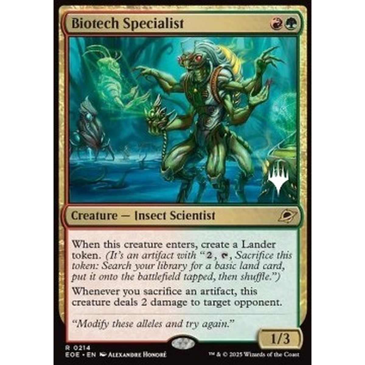 Biotech Specialist (V.2) - Biotech Specialist (V.2) - [PEOE][NM] [Foil]