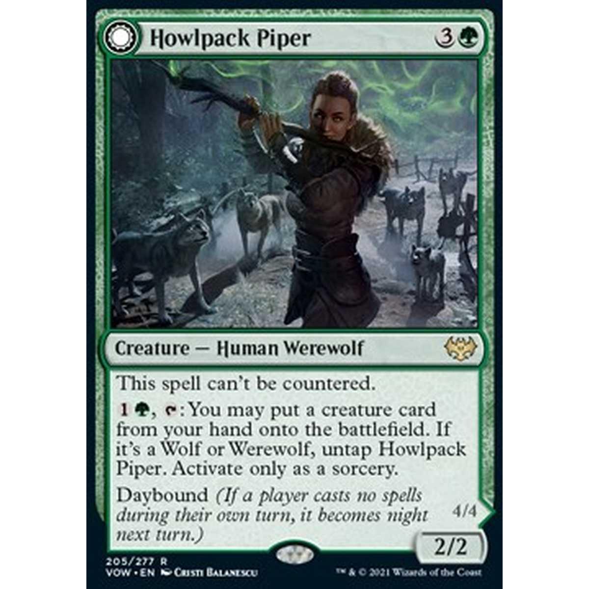 Howlpack Piper // Wildsong Howler - Howlpack Piper // Wildsong Howler - [VOW][EX]