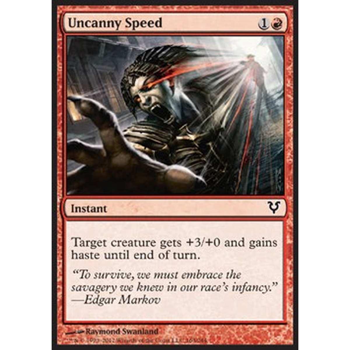 Uncanny Speed - VelocitÃ Straordinaria - [AVR] [NM]