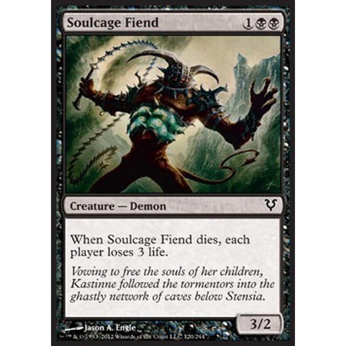 Soulcage Fiend - Immondo Ingabbia-Anime - [AVR] [NM]