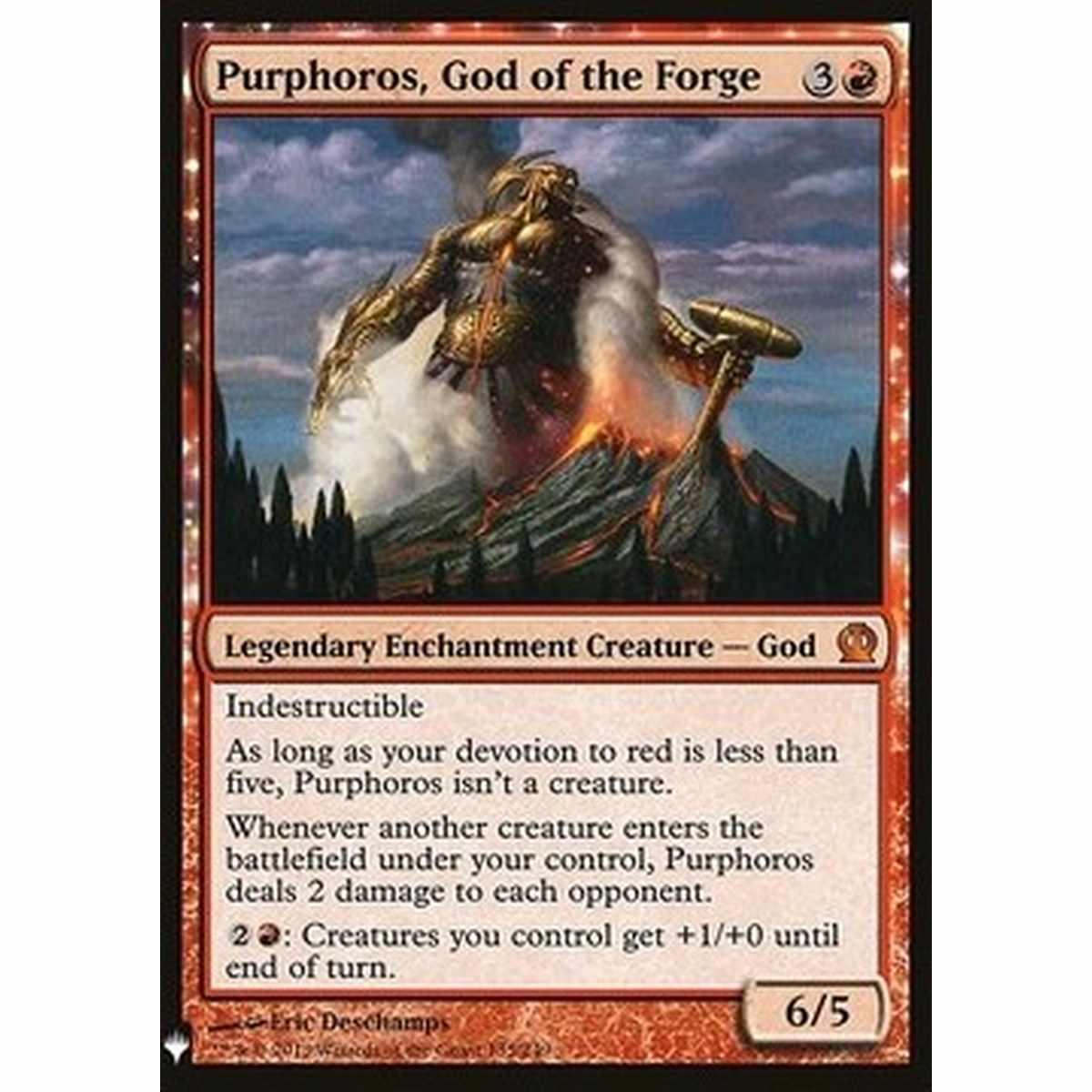 Purphoros, God of the Forge - Purphoros, God of the Forge - [MYS][NM]