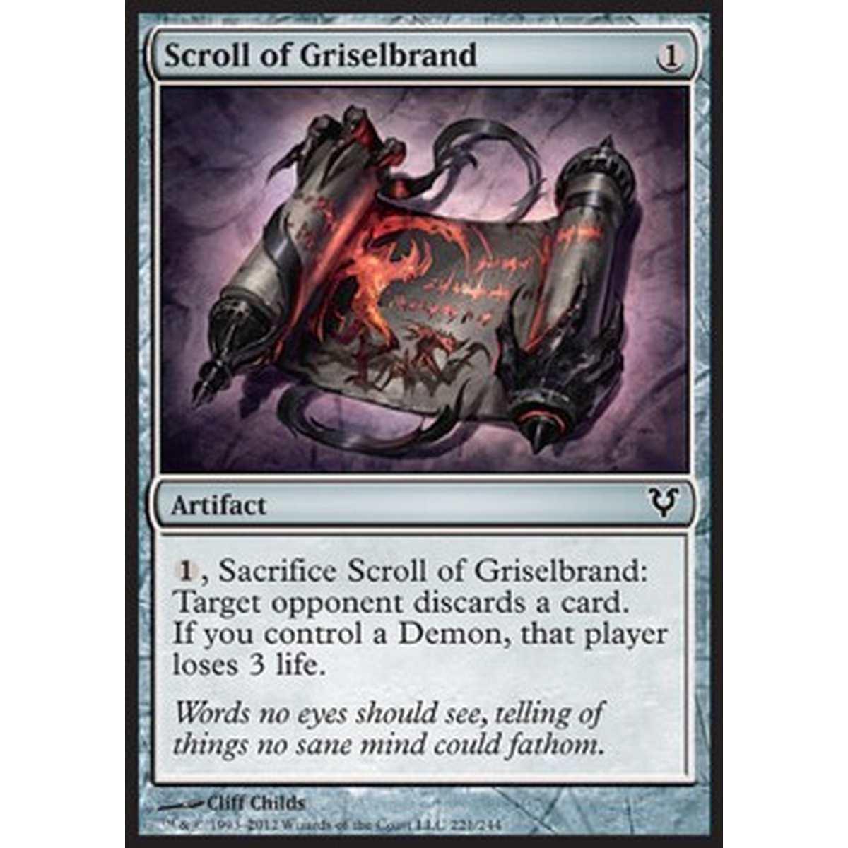 Scroll of Griselbrand - Pergamena di Griselbrand - [AVR] [NM]