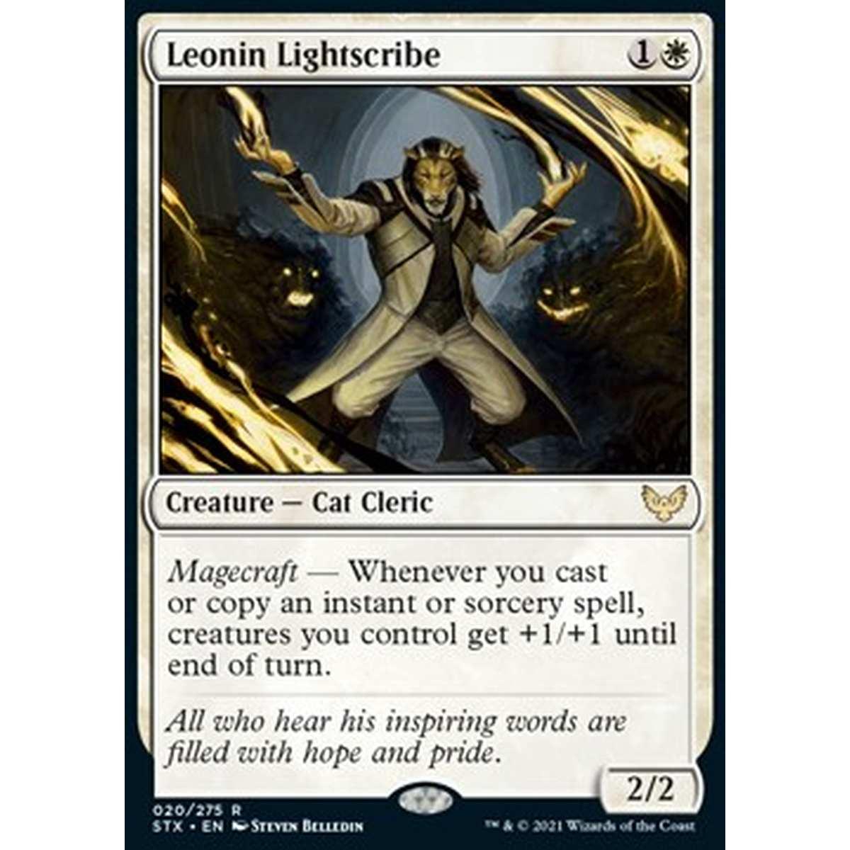 Leonin Lightscribe - Leonin Lightscribe - [STX][NM] [Foil]