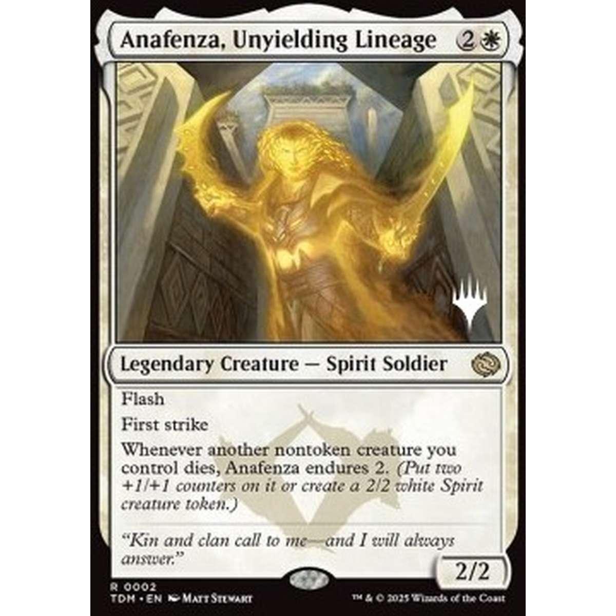 Anafenza, Unyielding Lineage (V.2) - Anafenza, Unyielding Lineage (V.2) - [PTDM][NM] [Foil]