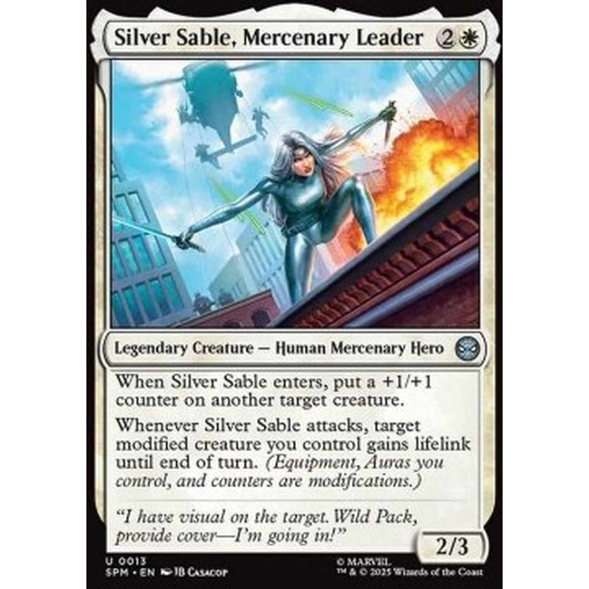 Silver Sable, Mercenary Leader - Silver Sable, Mercenary Leader - [SPM][NM]