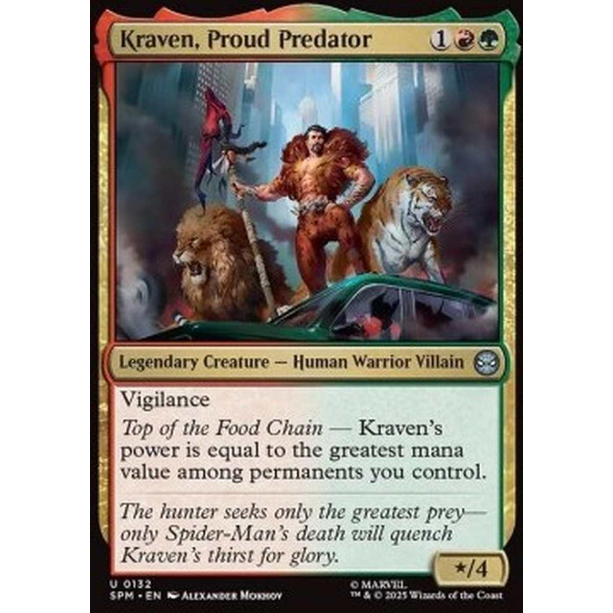 Kraven, Proud Predator - Kraven, Proud Predator - [SPM][NM]