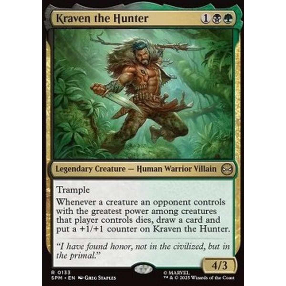 Kraven the Hunter - Kraven the Hunter - [SPM][NM]
