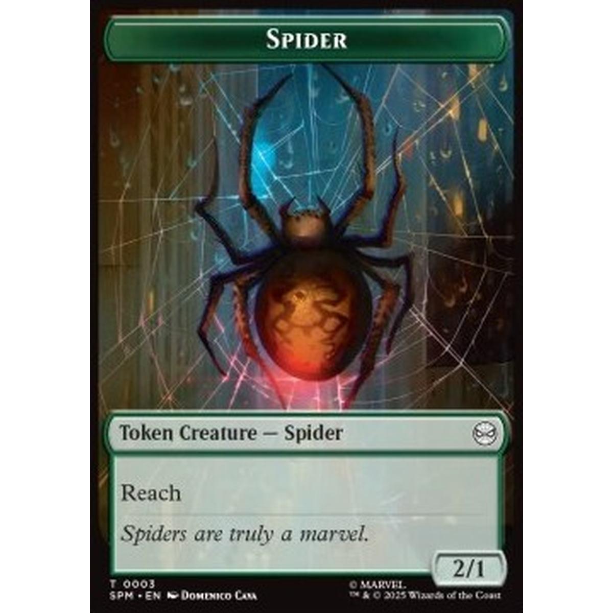 Spider Token (G 2/1) // Treasure Token - Spider Token (G 2/1) // Treasure Token - [TSPM][NM]