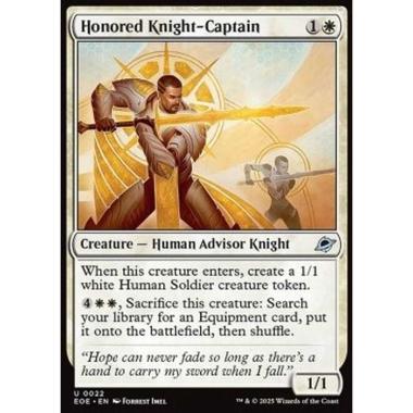 Honored Knight-Captain - Honored Knight-Captain - [EOE][NM] [Foil]