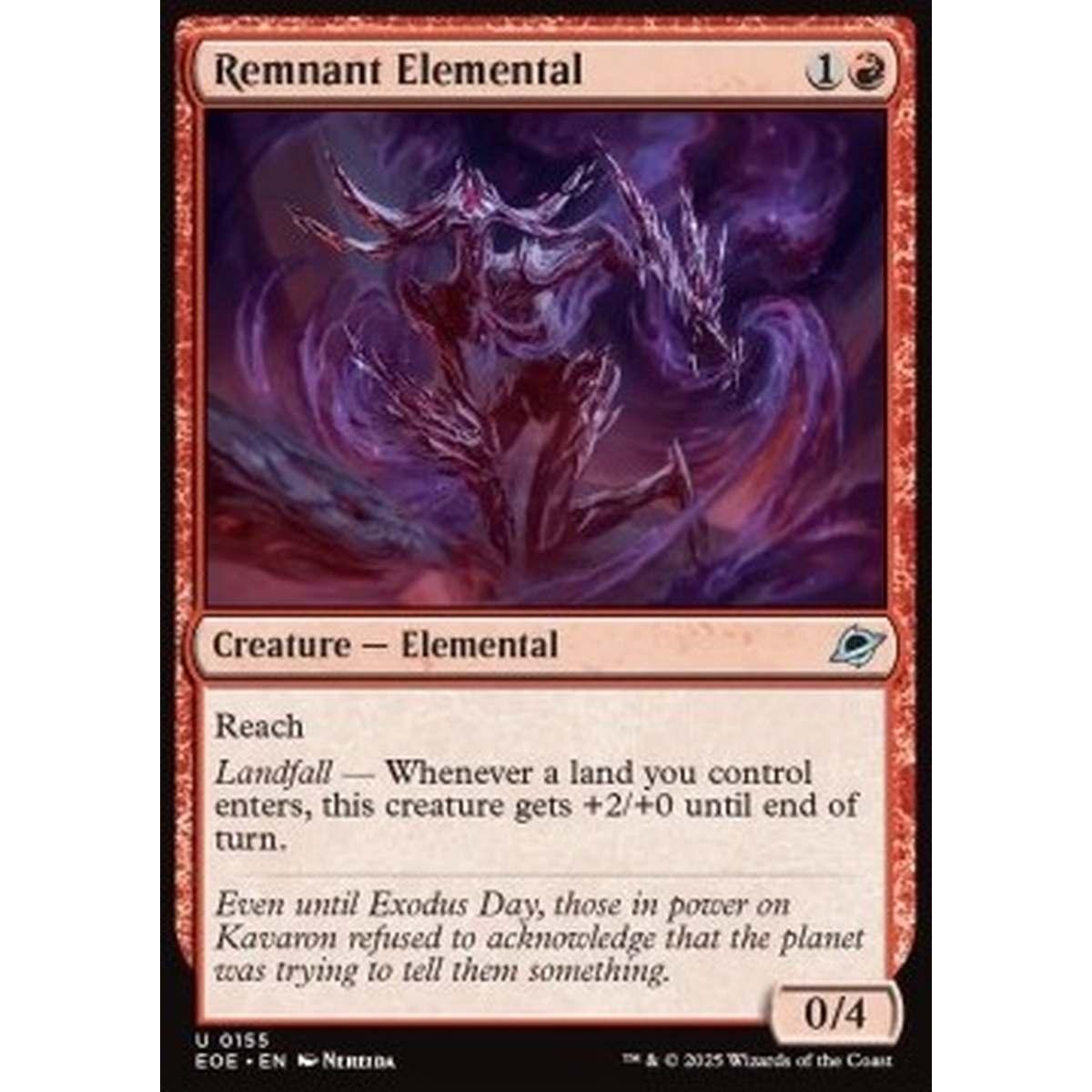 Remnant Elemental - Remnant Elemental - [EOE][NM] [Foil]