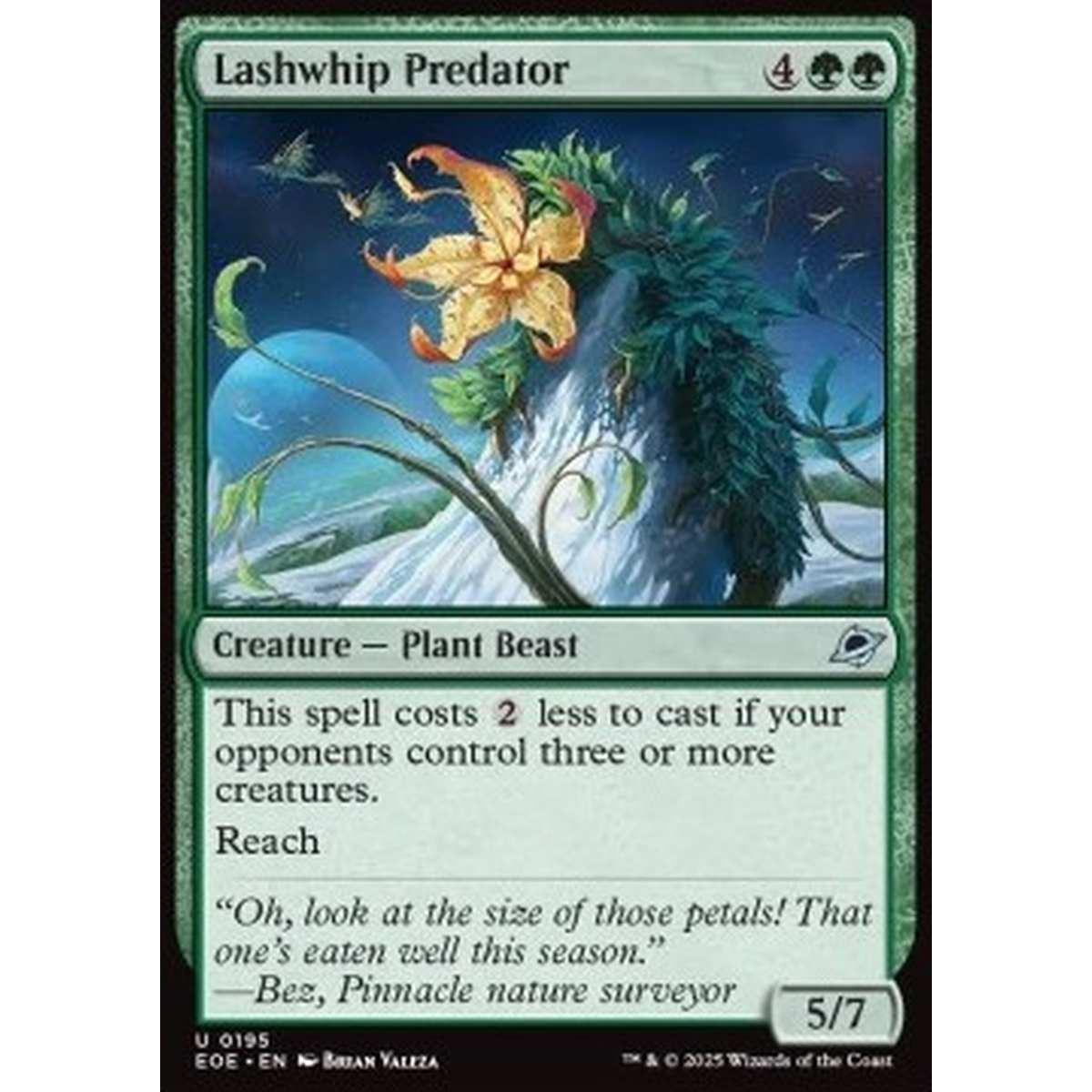 Lashwhip Predator - Lashwhip Predator - [EOE][NM] [Foil]