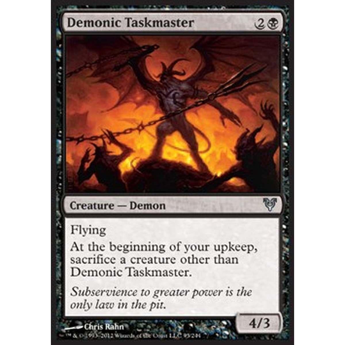Demonic Taskmaster - Sorvegliante Demoniaco - [AVR] [NM]