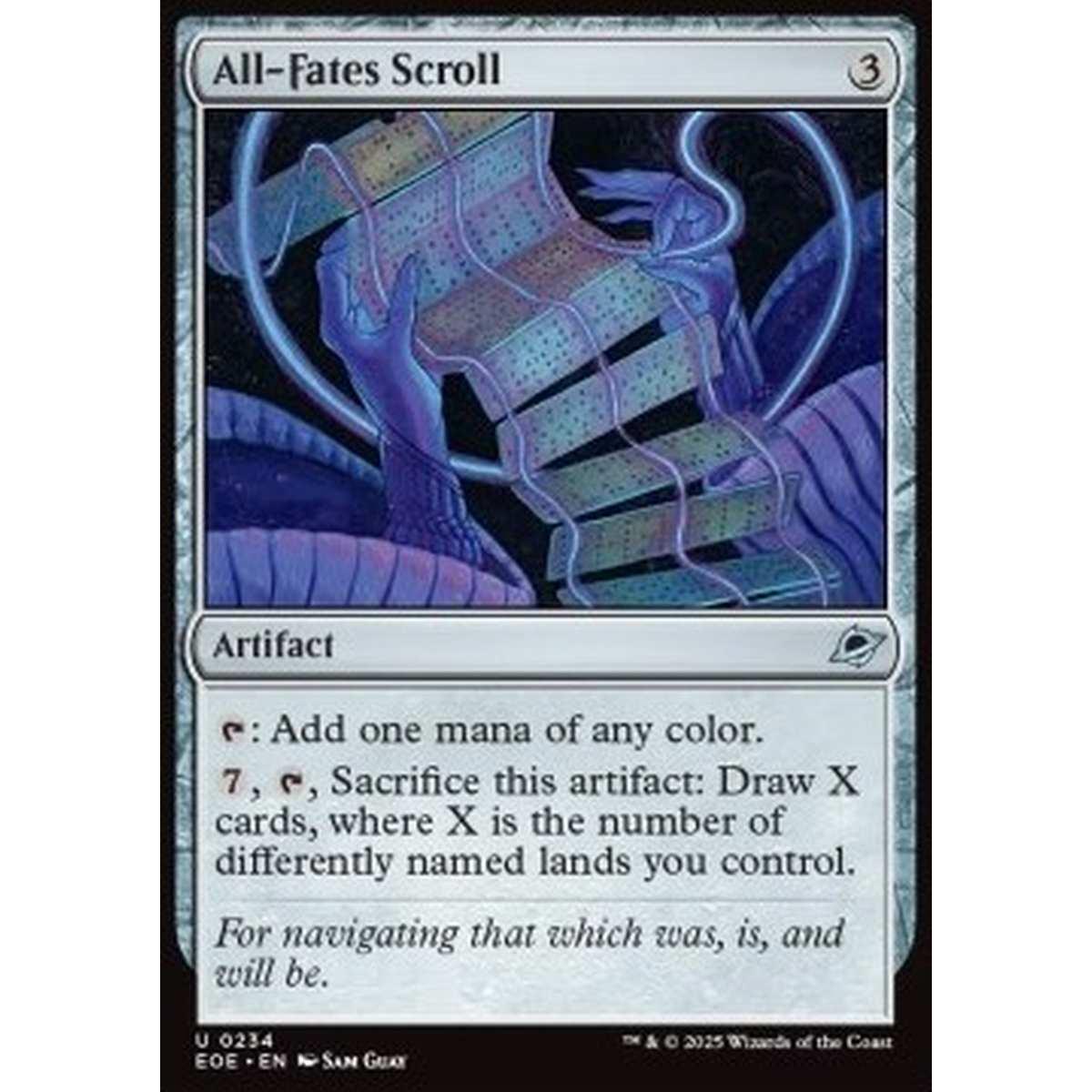 All-Fates Scroll - All-Fates Scroll - [EOE][NM] [Foil]