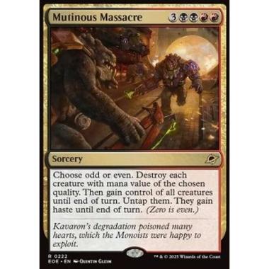 Mutinous Massacre - Mutinous Massacre - [EOE][NM] [Foil]