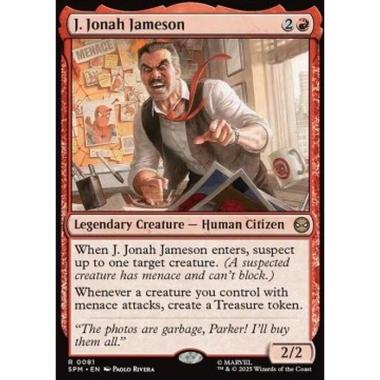 J. Jonah Jameson - J. Jonah Jameson - [SPM][NM] [Foil]
