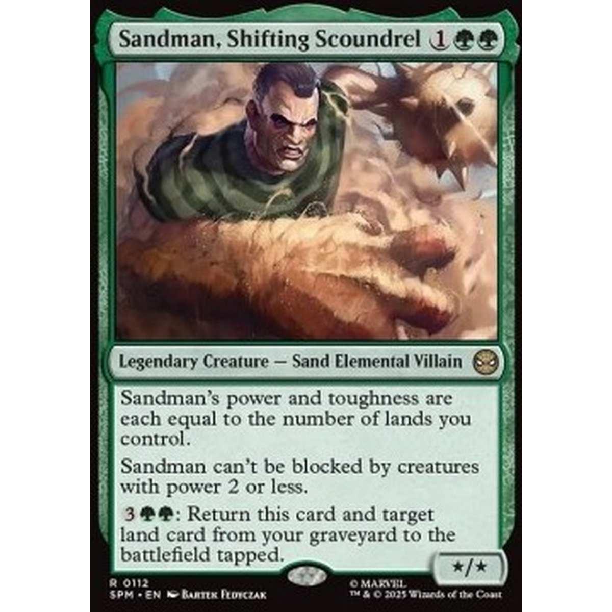Sandman, Shifting Scoundrel - Sandman, Shifting Scoundrel - [SPM][NM] [Foil]