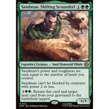 Sandman, Shifting Scoundrel - Sandman, Shifting Scoundrel - [SPM][NM] [Foil]