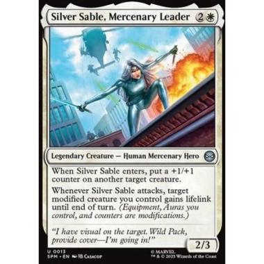 Silver Sable, Mercenary Leader - Silver Sable, Mercenary Leader - [SPM][NM] [Foil]