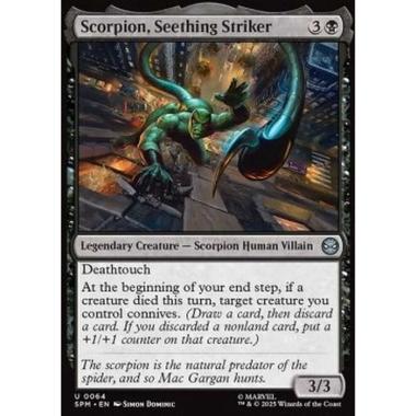 Scorpion, Seething Striker - Scorpion, Seething Striker - [SPM][NM] [Foil]