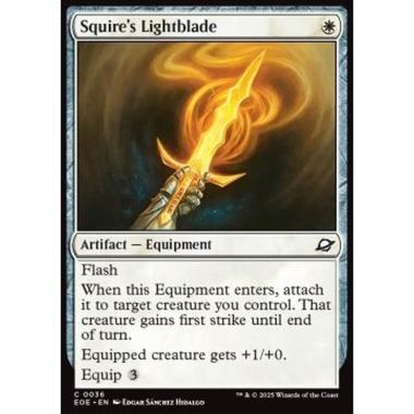 Squire's Lightblade - Squire's Lightblade - [EOE][NM] [Foil]