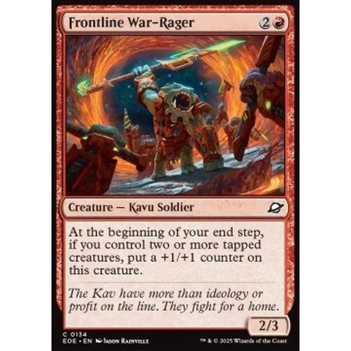 Frontline War-Rager - Frontline War-Rager - [EOE][NM] [Foil]