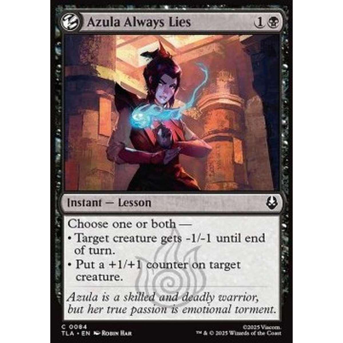 Azula Always Lies - Azula Always Lies - [TLA][NM]