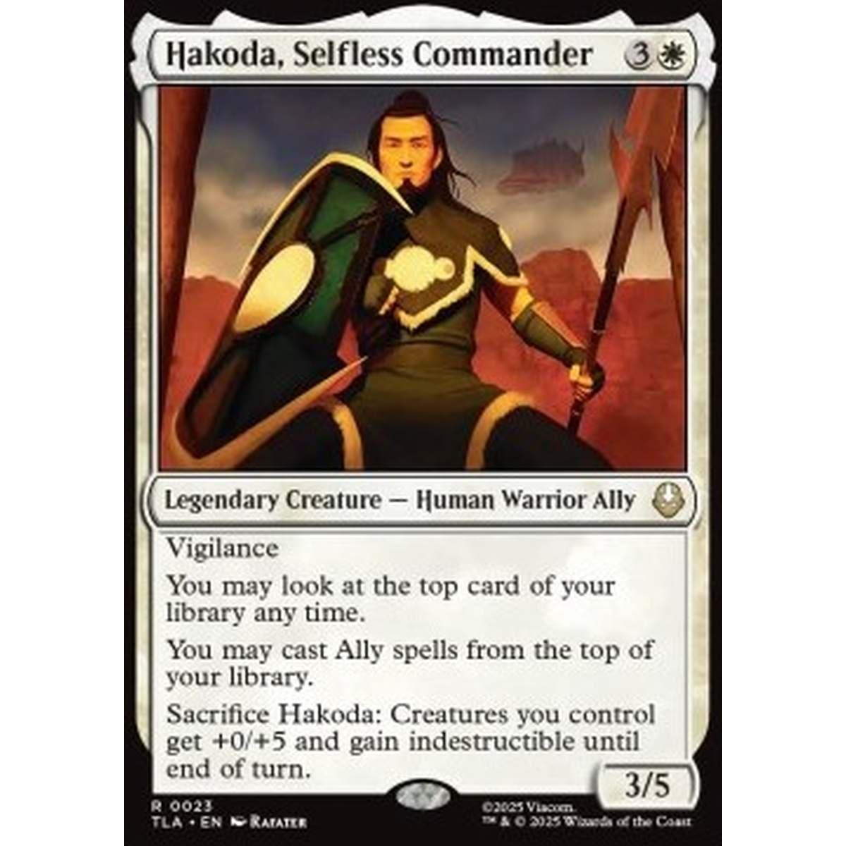 Hakoda, Selfless Commander - Hakoda, Selfless Commander - [TLA][NM]