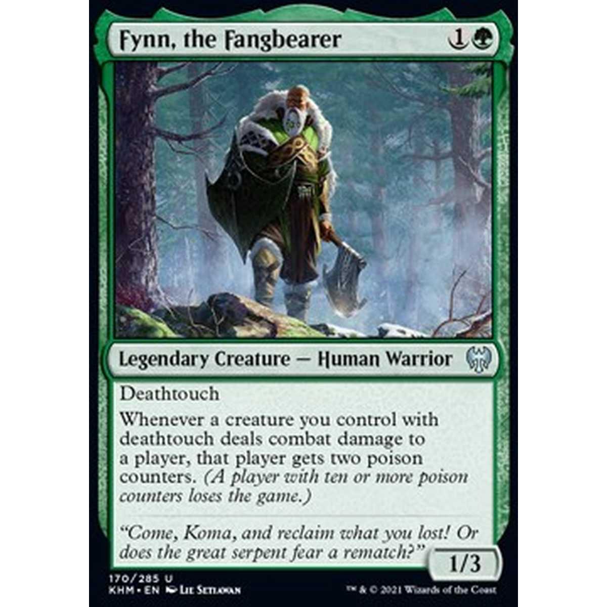 Fynn, the Fangbearer - Fynn, il Portatore della Zanna - [KHM][NM] [Foil]