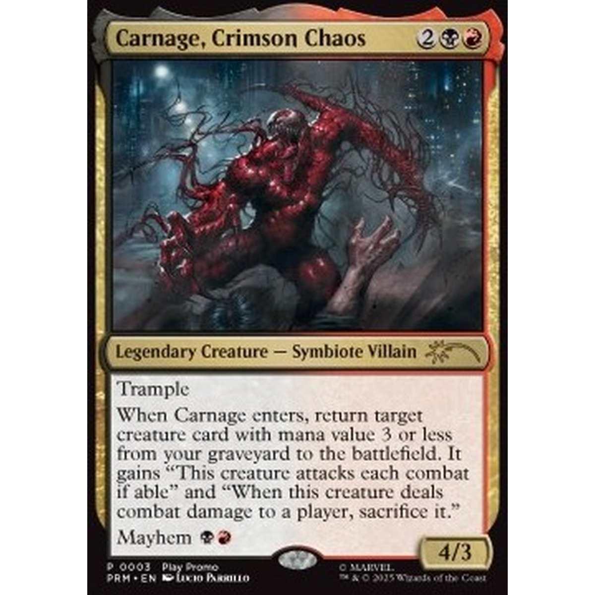 Carnage, Crimson Chaos - Carnage, Crimson Chaos - [SSP2][NM] [Foil]