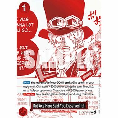 But Ace Here Said You Deserved It!! (OP13-019) (V.1) - But Ace Here Said You Deserved It!! (OP13-019) (V.1) - [UP][NM]
