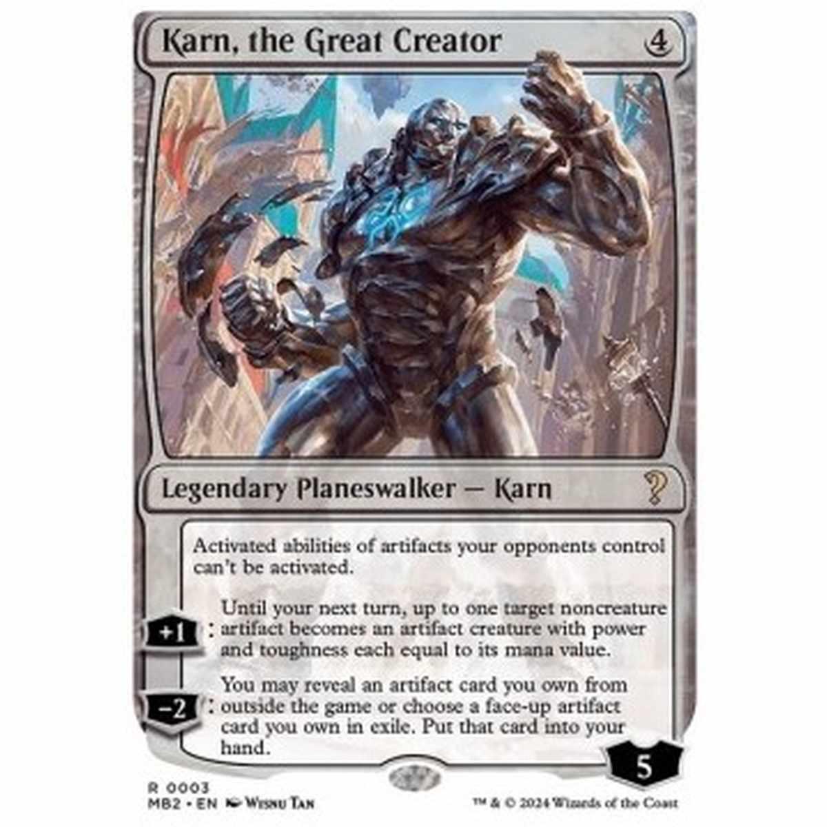 Karn, the Great Creator - Karn, the Great Creator - [MB2][NM]