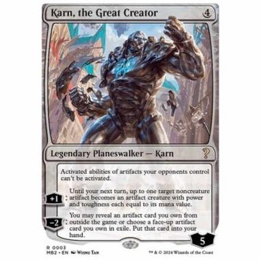 Karn, the Great Creator - Karn, the Great Creator - [MB2][NM]