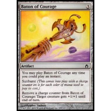Baton of Courage - Baton of Courage - [5DN][EX] [Foil]